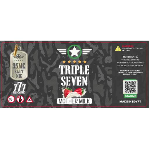Triple seven - mother milk - salt - 30ml