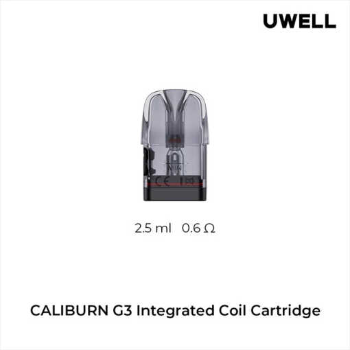 خرطوشة Uwell Caliburn G3 0.6 Mesh Pod المتميزة (قطعة واحدة) - بود عالي الجودة للتدخين الإلكتروني في مصر