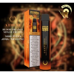Zeus Juice Disposable - Cerberus - BloodOrange MixedBerries - 5000 PUFF - 20 MG ( RECHARGABLE )
