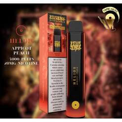 Zeus Juice Disposable - Helios - Apricot Peach - 5000 PUFF - 20 MG ( RECHARGABLE )