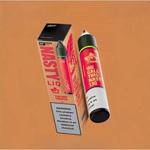 Premium Nasty Liq - Custard Tobacco - SALT - 30 ML - High-quality vaping product available in Egypt