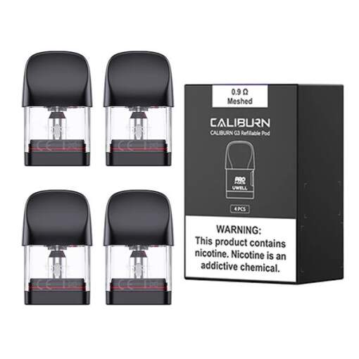 Uwell caliburn g3 0. 9 mesh pod cartridge (1pcs)