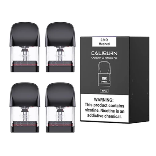 Uwell caliburn g3 0. 9 mesh pod cartridge (1pcs)