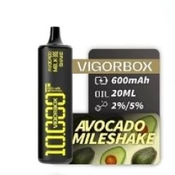 Vigor Box Disposable Pods 10000 puff - Avocado Milkshake - ( RECHARGEABLE )