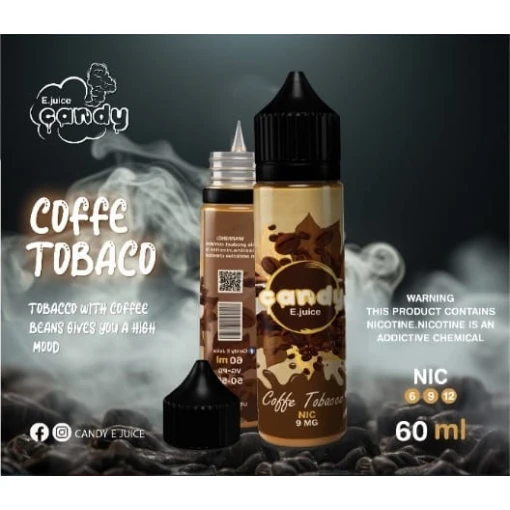 Premium candy - coffe tobacco - mtl - 60ml - high-quality vaping product available in egypt