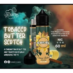 Premium CANDY - TOBACCO BUTTER SCOTCH - MTL - 60ML - High-quality vaping product available in Egypt