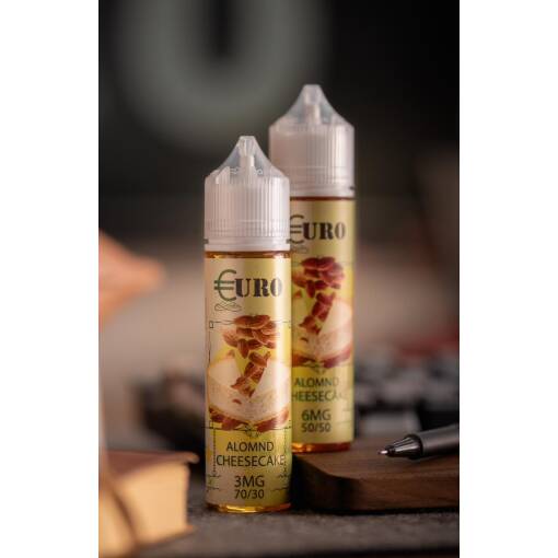 بريميوم يورو - تشيز كيك اللوز - DL - 60 مل - منتج تبخير عالي الجودة متوفر في مصر