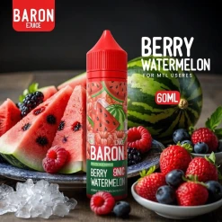 Premium Baron - Berry Watermelon - MTL - 60 ML - High-quality vaping product available in Egypt