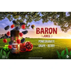 Premium Baron - ICE POMEGRANATE GRAPE BERRY - DL - 100ML - High-quality vaping product available in Egypt
