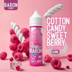 Premium Baron - Cotton Candy Sweet Berry - MTL - 60 ML - High-quality vaping product available in Egypt
