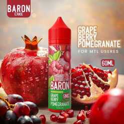 Premium Baron - GRAPE BERRY POMEGRANTE - MTL - 60 ML - High-quality vaping product available in Egypt