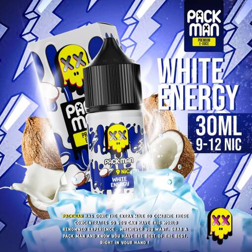 Premium Packman - White Energy - MTL - 30 ML - High-quality vaping product available in Egypt