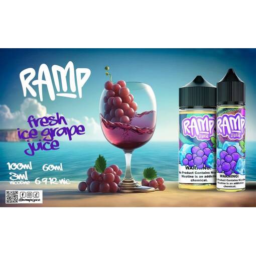 Premium Ramp - Ice Grape - MTL - 30 ML - منتج تبخير عالي الجودة متوفر في مصر