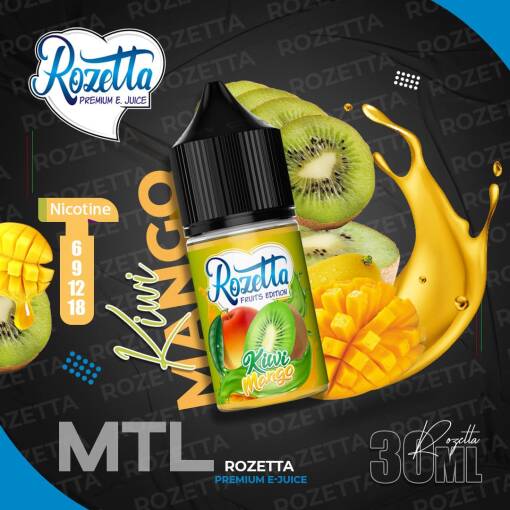 Premium Rozetta - كيوي مانجا - MTL - 30 مل - منتج تبخير عالي الجودة متوفر في مصر
