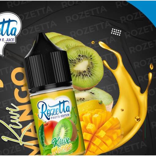 Premium Rozetta - كيوي مانجا - ملح - 30 مل - منتج تبخير عالي الجودة متوفر في مصر