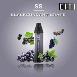 Citi Disposable 5000 puff S5 - BLACKCURRANT GRAPE  - ( RECHARGEABLE ) 20 MG