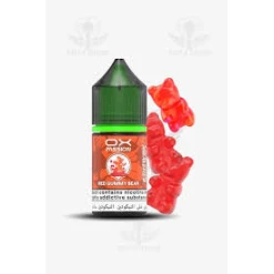 Premium OXPASSION - RED GUMMYBEAR - SALT - 30ML - High-quality vaping product available in Egypt