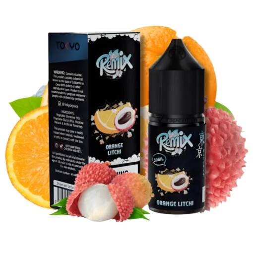 Premium TOKYO REMIX - ORANGE LITCHI  - SALT - 30ML - High-quality vaping product available in Egypt