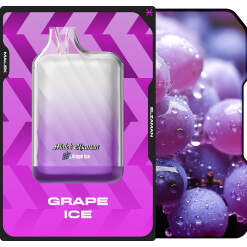Malek El Zaman Disposable 10000 puffs - Grape Ice - ( RECHARGEABLE )