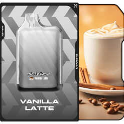 Convenient Malek El Zaman Disposable 10000 puffs - Vanilla latte - ( RECHARGEABLE ) - Ready-to-use disposable vape device in Egypt