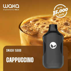 Convenient Waka Smash Disposable 15000 puff - Cappuccino - ( RECHARGEABLE ) - Ready-to-use disposable vape device in Egypt