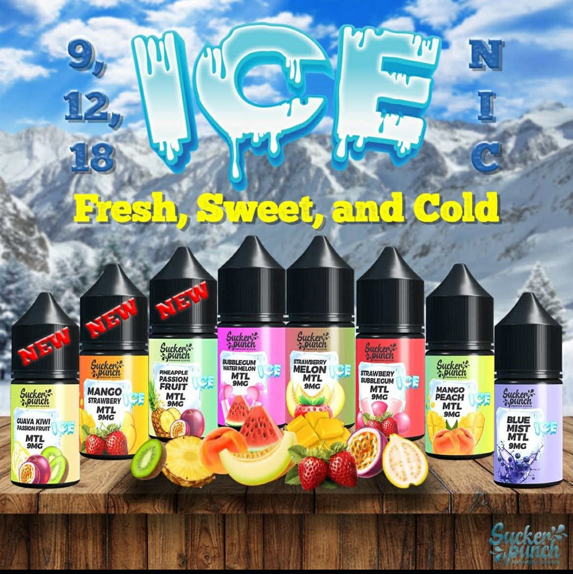 Sucker Punch - Bubblegum Watermelon - MTL - 30ML 1 Premium Sucker Punch - Bubblegum Watermelon - MTL - 30ML - High-quality vaping product available in Egypt