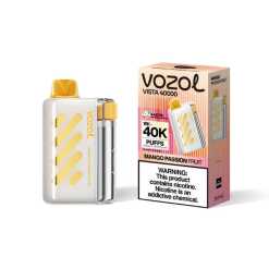 Convenient Vozol  Disposable Vista 40000 puff - Mango Passionfruit - ( RECHARGEABLE ) - Ready-to-use disposable vape device in Egypt