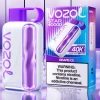 جهاز Vozol للاستخدام مرة واحدة - 40000 نفخة - بنكهة العنب والآيس كريم - (قابل لإعادة الشحن) - جهاز vape للاستخدام مرة واحدة جاهز للاستخدام في مصر