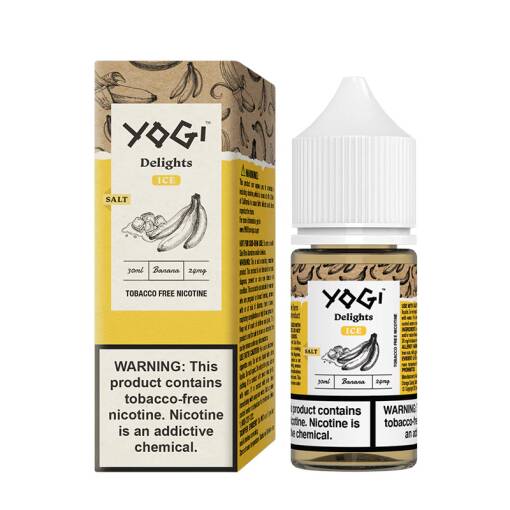 Premium YOGI - Delights - BANANA - SALT - 30ML - High-quality vaping product available in Egypt