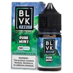 Premium BLVK - PURE MINT - SALT - 30ML - High-quality vaping product available in Egypt