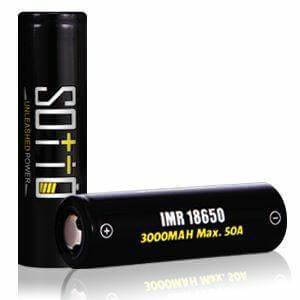 SOTTO Black Battery 18650 (1piece) Beta Vape