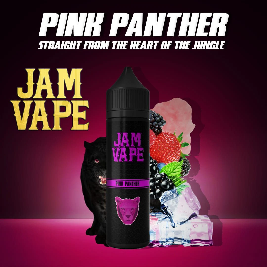 Jam vape - Pink Panther - DL - 60ML 1 Jam vape - Pink Panther - DL - 60ML