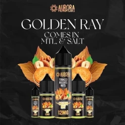 Premium AURORA - GOLDEN RAY - MTL - 60ML - High-quality vaping product available in Egypt