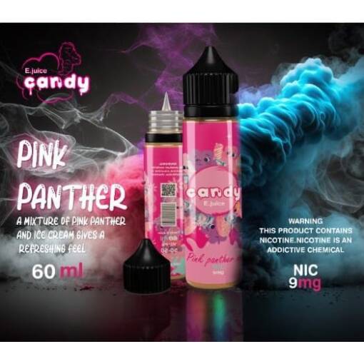 Premium CANDY - Pink Panther Ice - MTL - 60ML - منتج تبخير عالي الجودة متوفر في مصر