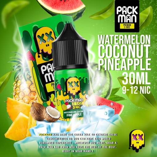 Packman - Watermelon Coconut Pineapple - MTL - 30 ML