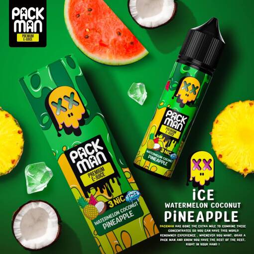 باكمان - بطيخ وجوز الهند Pineapple - DL - 60 مل