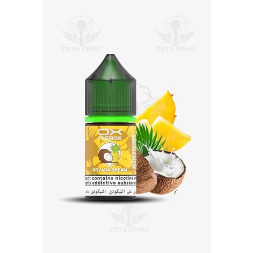 OXPASSION - كولادا DREAM - ملح - 30 مل 1 Premium OXPASSION - COLADA DREAM - SALT - 30ML - منتج تبخير عالي الجودة متوفر في مصر