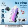 ELFBAR ICE KING 30000 puff - Blackberry Cranberry - ( RECHARGEABLE )