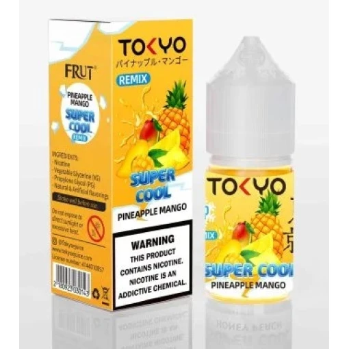 Premium tokyo - super cool - pineapple mango - salt - 30ml - high-quality vaping product available in egypt