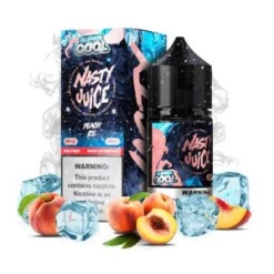Premium NASTY - Super Cool - PEACH ICE - SALT - 30ML - High-quality vaping product available in Egypt