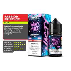 Premium NASTY - Super Cool - PASSIONFRUIT ICE - SALT - 30ML - منتج تبخير عالي الجودة متوفر في مصر