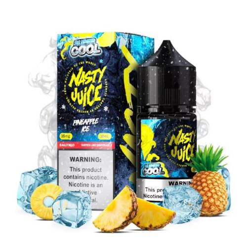 Premium NASTY - Super بارد - PINEAPPLE ICE - SALT - 30ML - منتج تبخير عالي الجودة متوفر في مصر