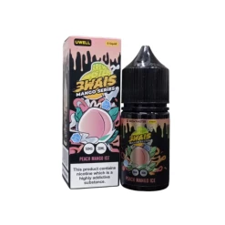 Premium UWELL - 3WEIS SERIES - PEACH MANGO ICE - SALT - 30ML - High-quality vaping product available in Egypt