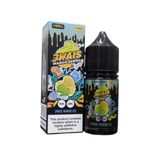 Premium uwell - 3weis series - 3weis mango ice - salt - 30ml - high-quality vaping product available in egypt
