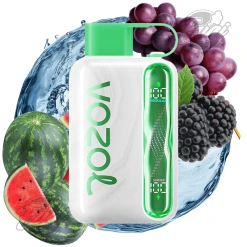 Vozol  disposable star 40000 puff - watermelon grapeboysenberry - ( rechargeable )