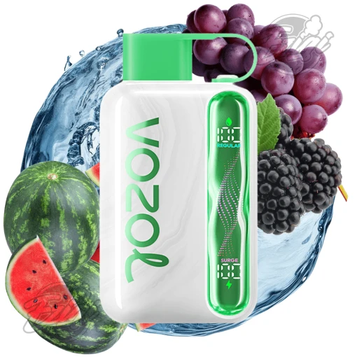 Vozol  disposable star 40000 puff - watermelon grapeboysenberry - ( rechargeable )