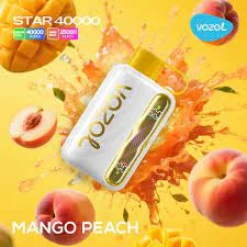 Vozol  Disposable Star 40000 puff - Mango Peach - ( RECHARGEABLE )