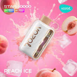 Vozol  disposable star 40000 puff - peach ice - ( rechargeable )