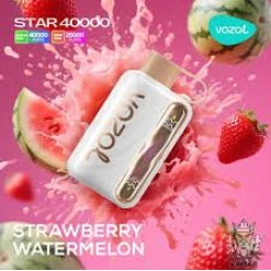 Vozol  disposable star 40000 puff - strawberry watermelon - ( rechargeable )