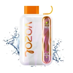 Vozol  disposable star 40000 puff - strawberry ice - ( rechargeable )